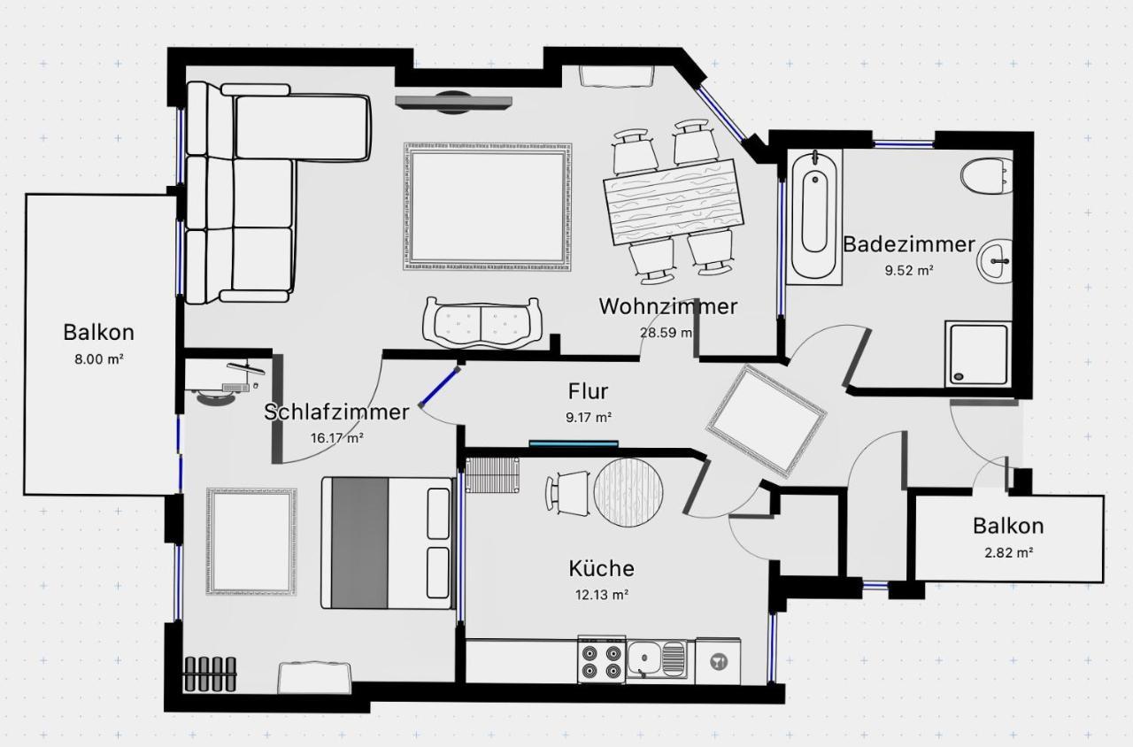 Urban Apartment - Stilvoll & Im Herzen Der Stadt เบรเมอร์ฮาเฟิน ภายนอก รูปภาพ