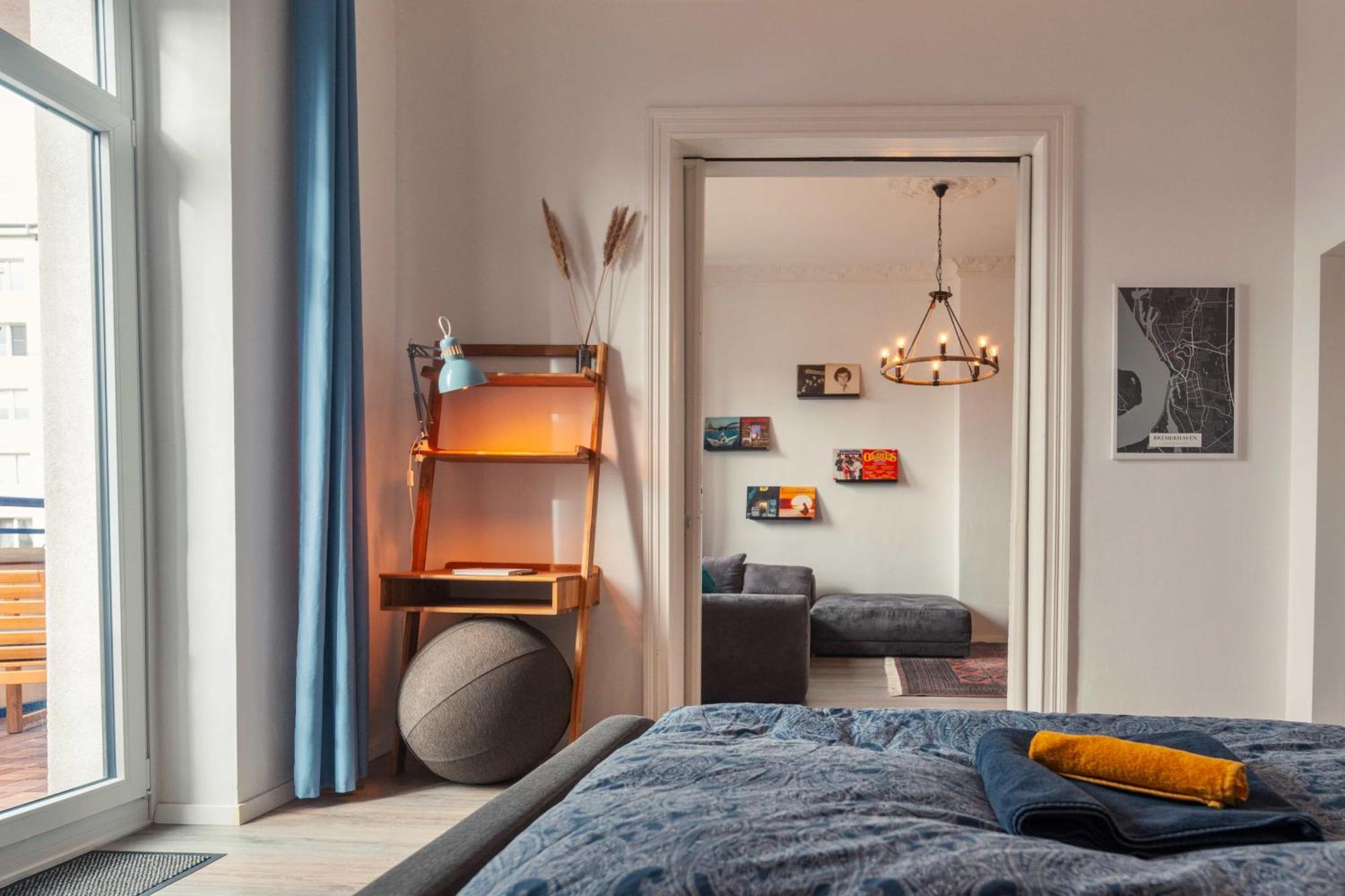 Urban Apartment - Stilvoll & Im Herzen Der Stadt เบรเมอร์ฮาเฟิน ภายนอก รูปภาพ
